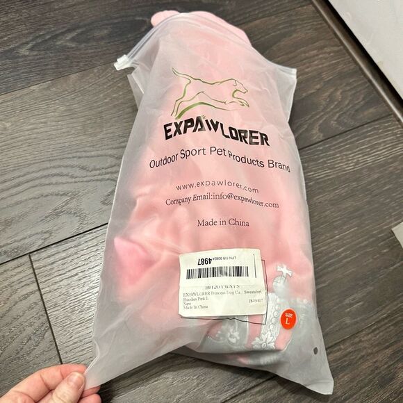 Princess Pink Dog Hoodie New - Picture 5 of 5